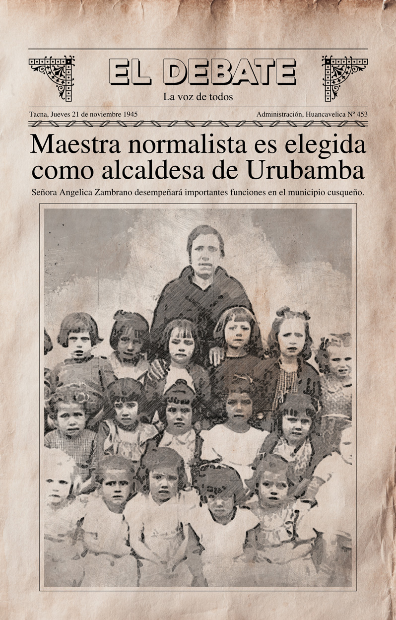 Eva Morales, alcaldesa, Urubamba