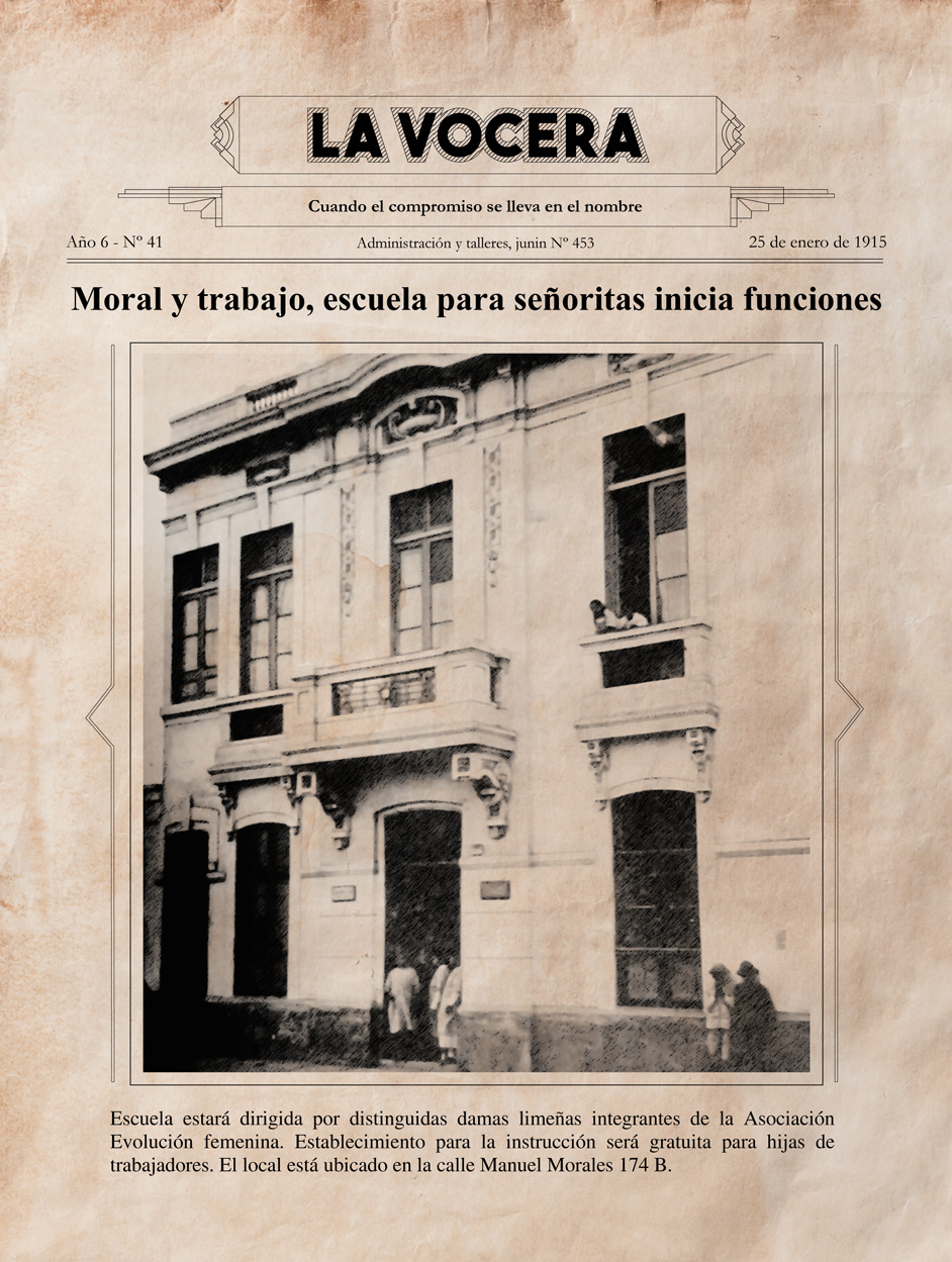 Escuela Moral y Trabajo- María Jesús Alvarado