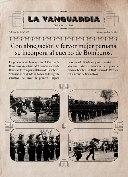 Primera Brigada Femenina de Bomberas y Auxiliaristas