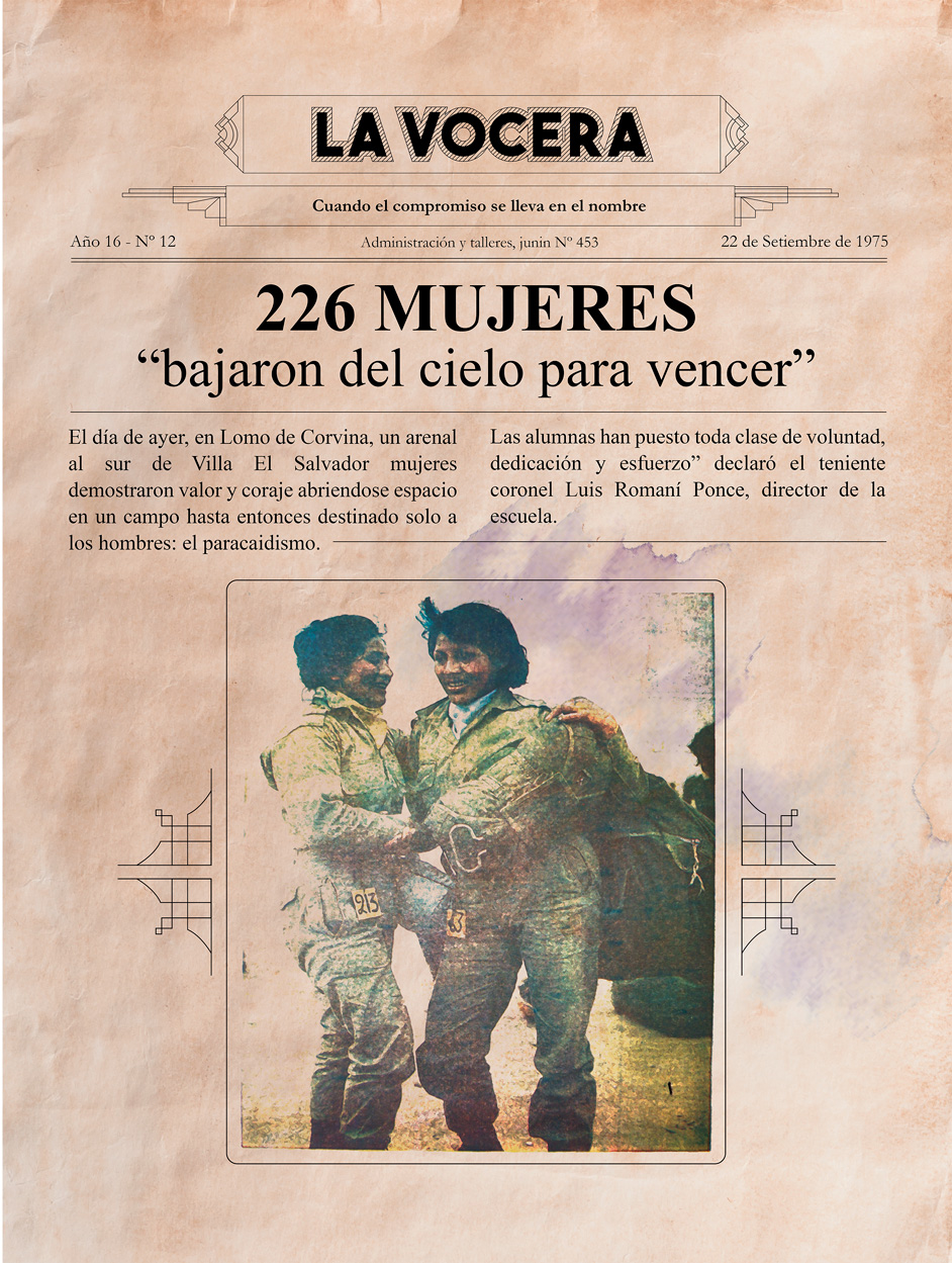  Paracaidista, ejercito peruano, Micaela Bastidas