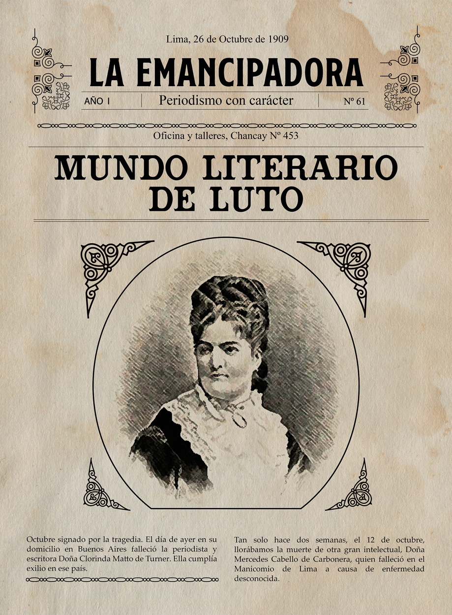Clorinda Matto de Turner y Mercedes Cabello de Carbonera